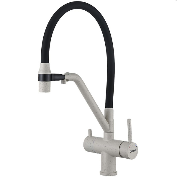 Смеситель Gappo G4398-80_50_270_С изливом Латунь, Силикон Аэратор ...