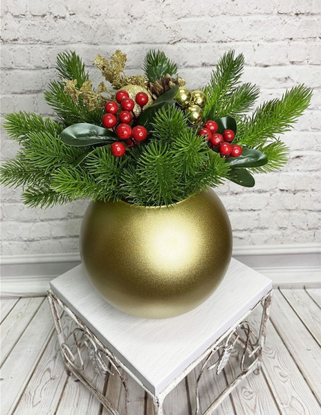 Ваза шар стеклянная - купить вазу в интернет-магазине OZON по выгодной ...