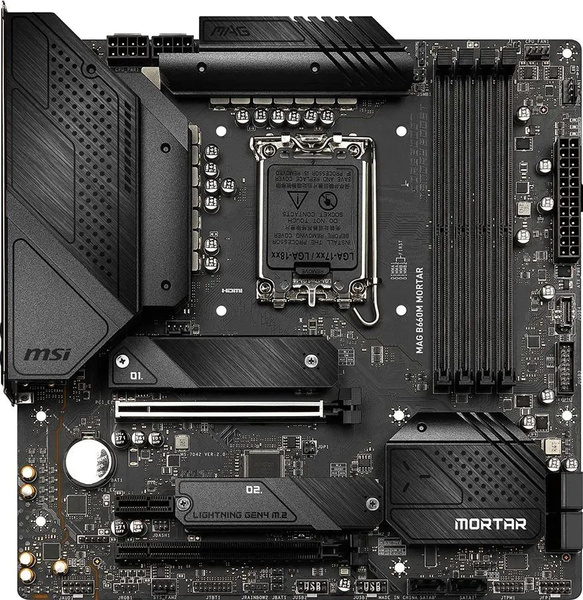 Материнская плата MSI MAG B660M MORTAR DDR4, LGA 1700, Intel B660, mATX ...
