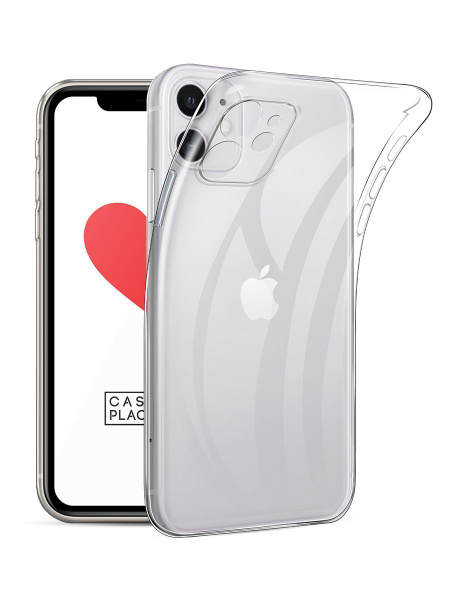 Чехол на Apple iPhone 11 / Айфон 11 прозрачный - купить с доставкой по ...