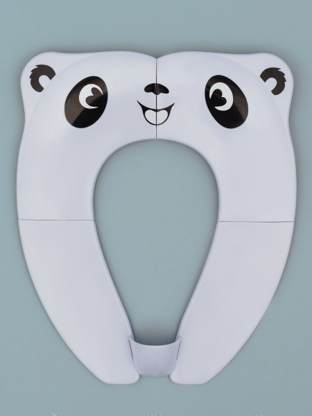 Детское складное сиденье накладка на унитаз Panda / Honeybear с защитой ...