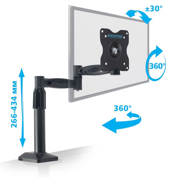 Kromax Кронштейн для монитора настольный OFFICE-2 / до 34" / до 10 кг ...