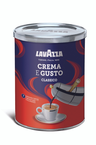 Кофе молотый Lavazza Crema e Gusto, 250гр - купить с доставкой по ...