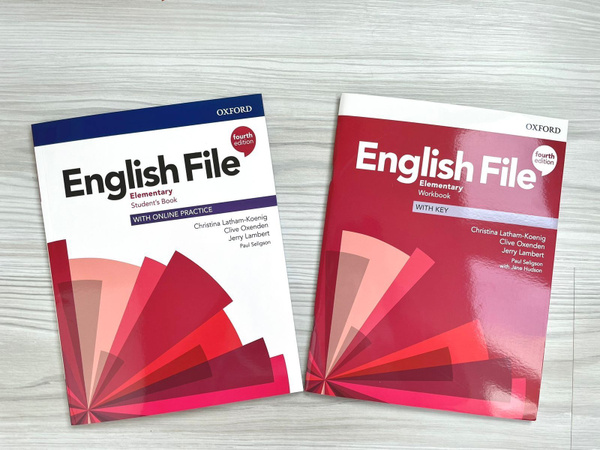 English File Elementary (Fourth Edition) Учебник +Рабочая Тетрадь ...