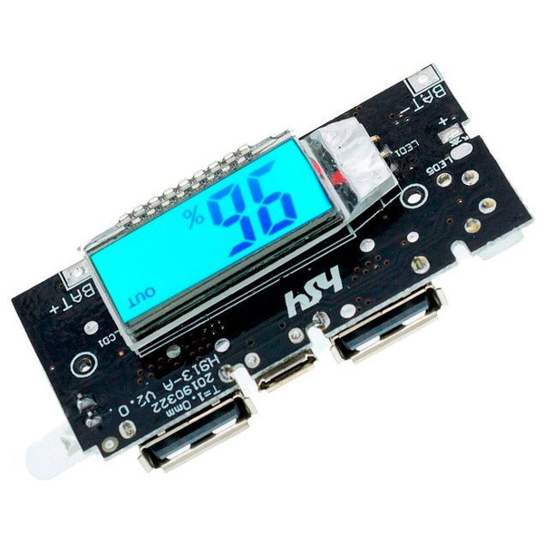 Модуль заряда для Power Bank 2xUSB с экраном 5V 1A 2.1A - купить с ...