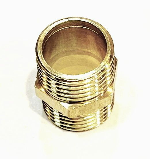 Переходник наружная резьба 1/2" - наружная резьба 1/2" латунь купить по ...