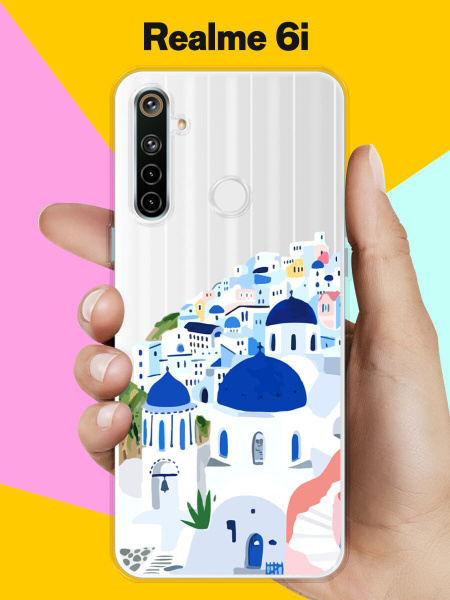 Силиконовый чехол на realme 6i Греция / для Реалми 6ай - купить с ...