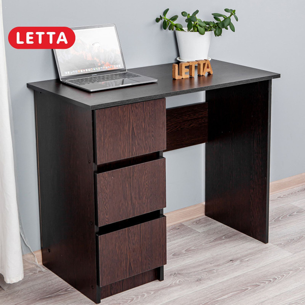Письменный стол LETTA Письменный стол_L14015_Letta_75_Белое тиснение ...