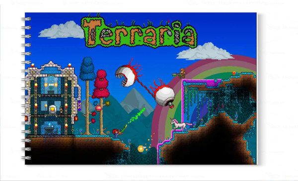 Альбом MIGOM принт А4 "Террария, Terraria" - 0002 - купить с доставкой ...