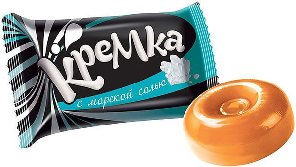 Карамель КДВ Кремка леденцы с морской солью (упаковка 0,5 кг) - купить ...