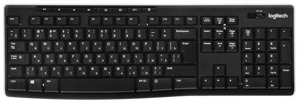 Logitech Клавиатура беспроводная Logitech K270, Русская раскладка ...