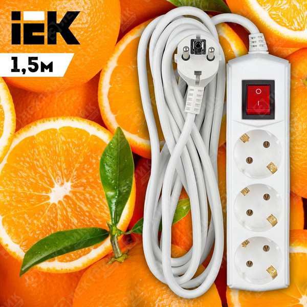 Удлинитель бытовой IEK - купить по выгодной цене в интернет-магазине ...