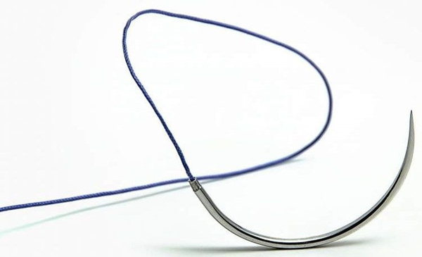 ПГА (Футберг) хирургический шовный материал USP 3/0 (метр. 2), 75 см ...