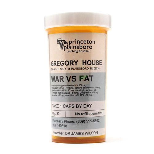 Жиросжигатель War VS Fat 30 капсул / Синефрин 100 мг, Йохимбин 10 мг ...