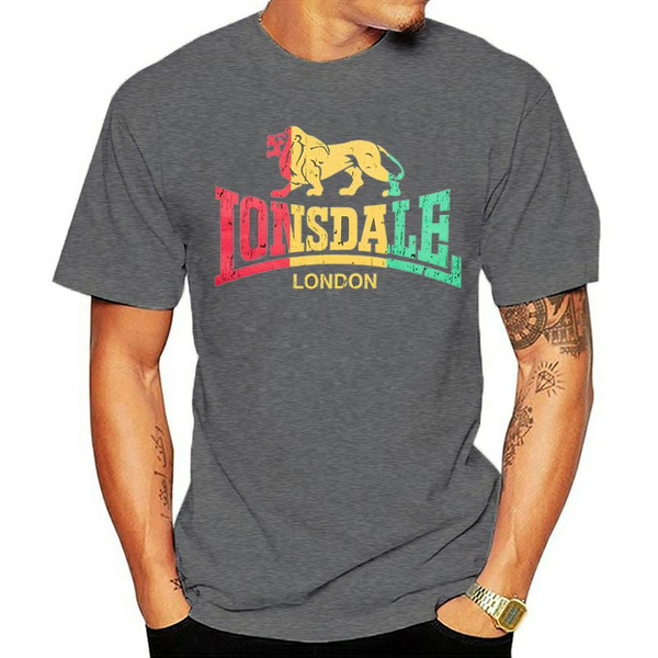 Футболка Lonsdale, размер 50, цвет серый, 100%Хлопок - купить по ...