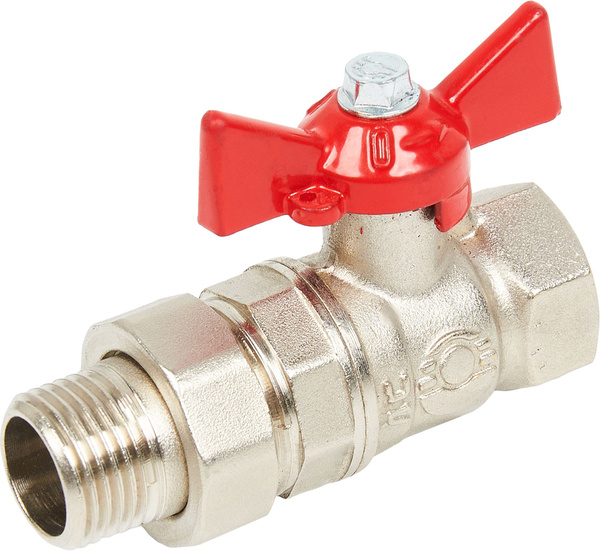 Кран шаровой Valfex 1/2" с американкой внутренняя-наружная резьба ...