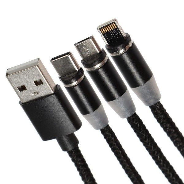 Кабель USB Type-C, Apple Lightning Luazon Home 807394 - купить по ...