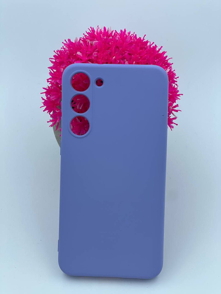 Силиконовый чехол с Soft-touch покрытием для Samsung Galaxy S23 Plus ...