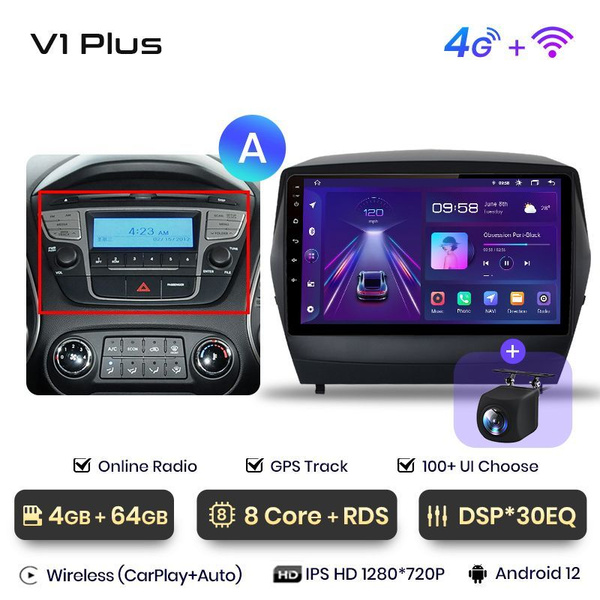 Junsun AI Voice For Hyundai Tucson 2 ix35 2009 2015 автомагнитола