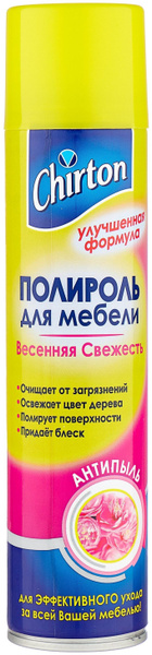 Полироль для мебели Chirton Антипыль-Весенняя свежесть, 300 мл - купить ...