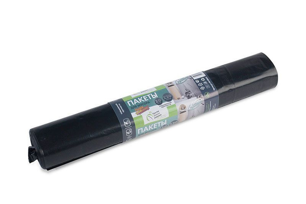 OPTILINE мешки для мусора 120л 70х110см черные 50мкм 10шт - купить с ...