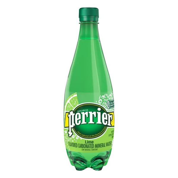 Минеральная вода Perrier (Перье), со вкусом лайма, 24 шт по 0,5 л пэт ...