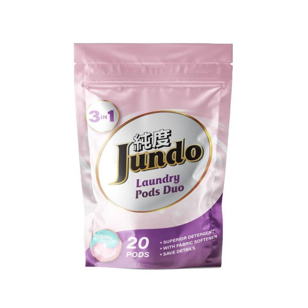 Характеристики Капсулы для стирки JUNDO Laundry Pods DUO 3в1 ...