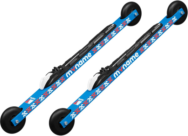 Лыжероллеры коньковые детские MYname с креплением NNN skate Jr 80 PU ...