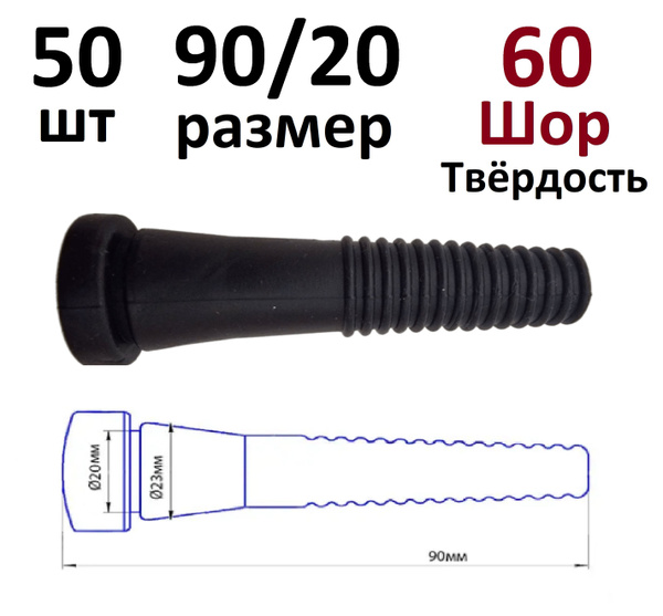 Бильные пальцы 90/20 (50шт) для перосъемной машины. Перощипальные ...