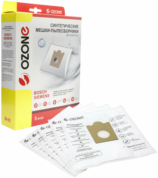 Мешки для пылесоса Bosch/Siemens OZONE M-05 - купить с доставкой по ...