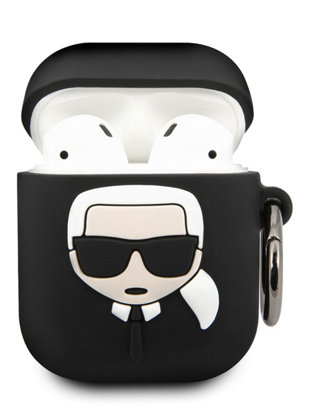 Чехол Karl Lagerfeld для наушников Apple Airpods 1, 2 / кейс на ...