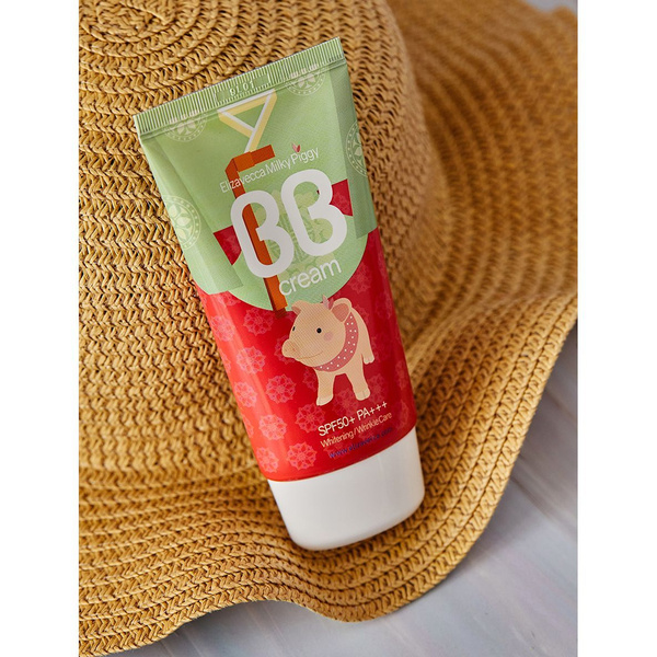 Elizavecca Тональный крем увлажняющий Milky Piggy BB Cream SPF50, 50 мл ...