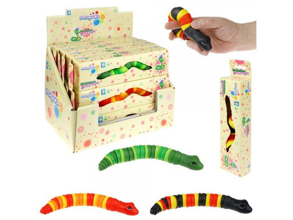 Игрушка-антистресс 1Toy Гремушка Змейка - купить с доставкой по ...