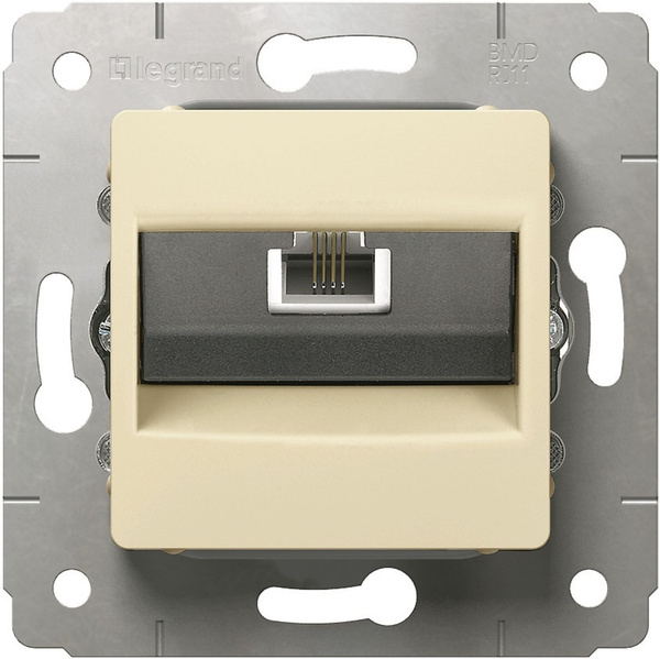 Розетка Legrand Cariva RJ 45 бежевый - купить с доставкой по выгодным ...