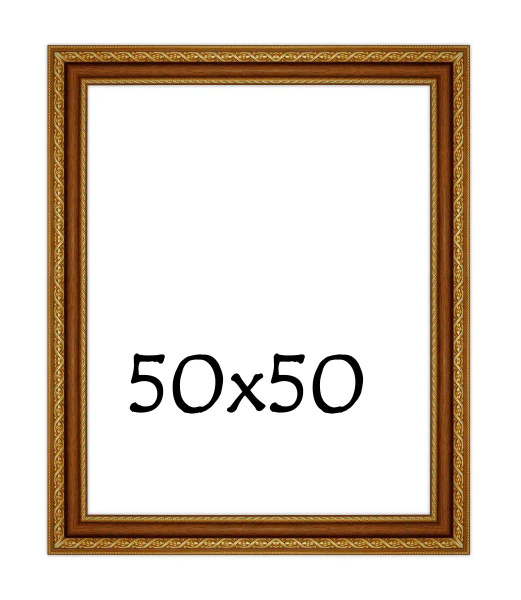 Рама багетная Картинная мануфактура 50x50, без стекла и двп / для ...