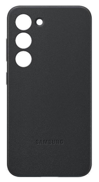Чехол-накладка Samsung Galaxy S23 EF-VS911LBEGRU Leather Case чёрный ...