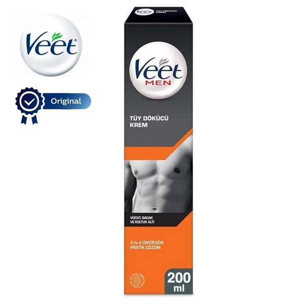 Крем для депиляции Veet Men, 200мл купить на OZON по низкой цене ...