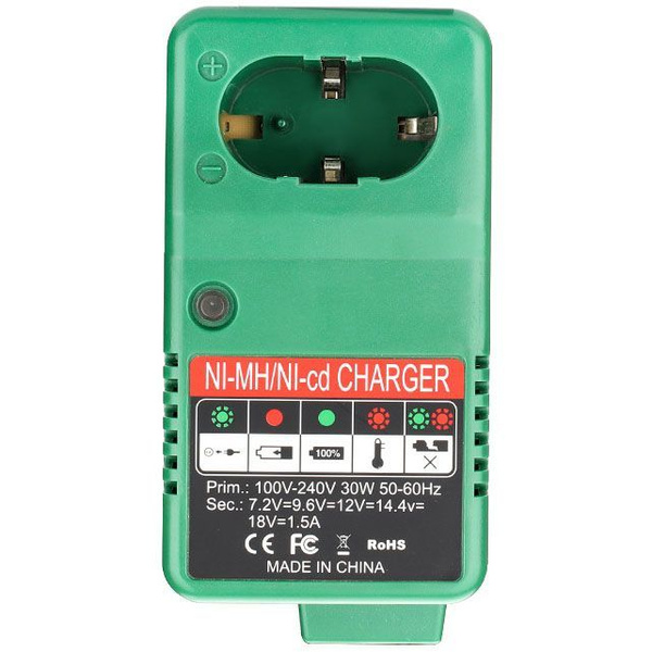 1.5A 7.2V-18V NI-MH NI-CD Зарядное устройство для Hitachi DS12DVF3 ...