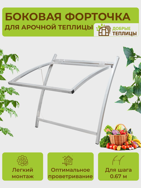 Форточка для теплицы, Оцинкованный металл, 1 шт - купить по доступным ...