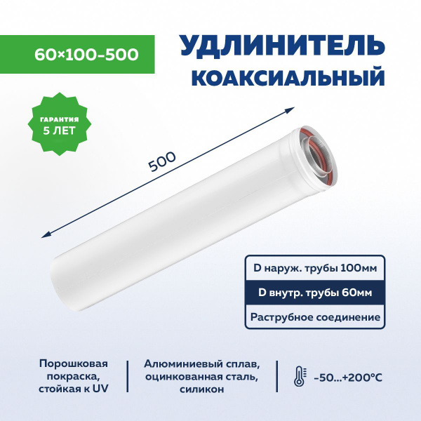 Труба Коаксиальная 60x100 Купить