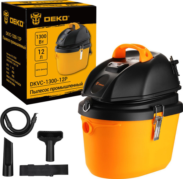 Промышленный пылесос DEKO DKVC-1300-12P купить по низкой цене с ...