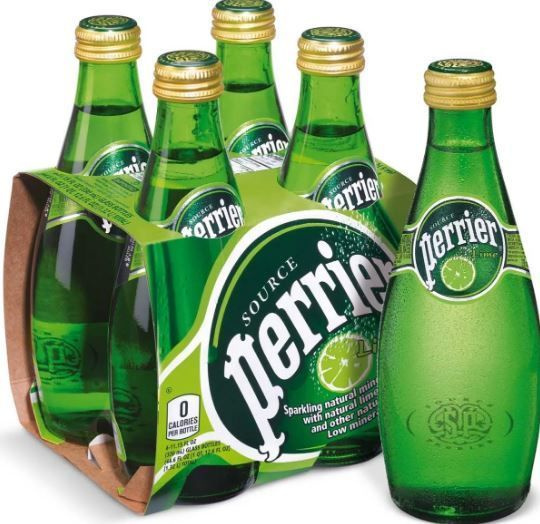 Perrier Вода Минеральная Газированная 330мл. 4шт - купить с доставкой ...