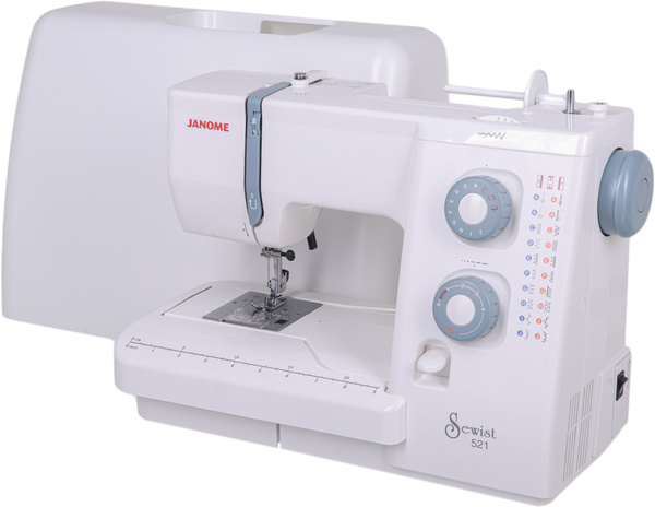 Характеристики Швейная машина Janome 521 белый, электромеханическая ...