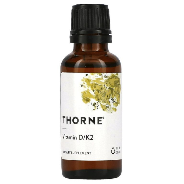 Thorne Research Vitamin D K2, Витамин Д3 K2 30мл - купить с доставкой ...