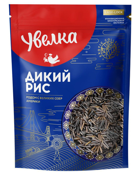 Рис Увелка Дикий 350 г - купить с доставкой по выгодным ценам в ...