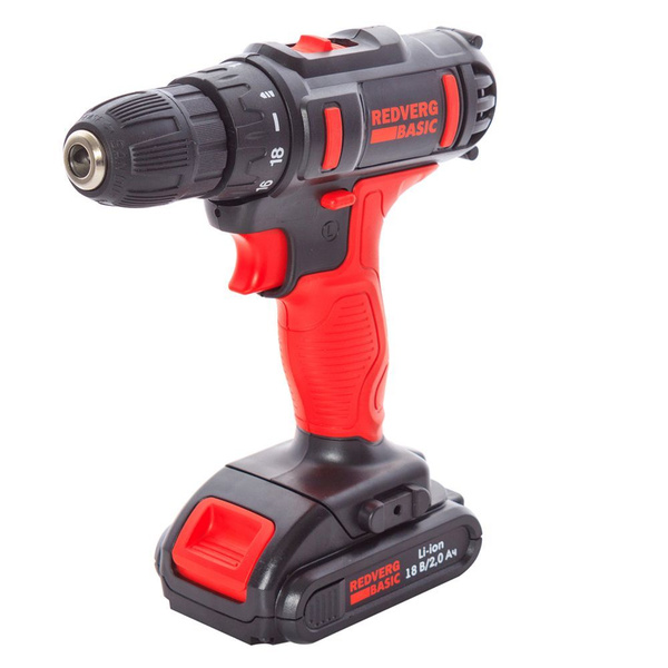Дрель-шуруповерт RedVerg SD18LE/1-2 - купить по низкой цене в интернет ...