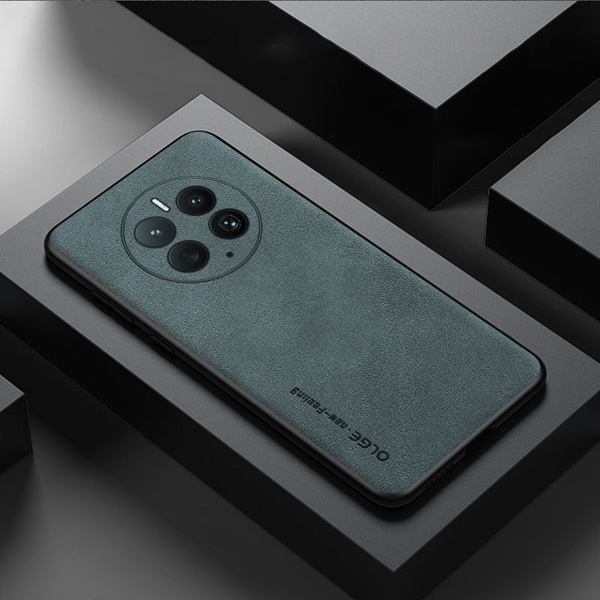 Стильный на коже чехол для Huawei Mate 50 Pro (Хуавей Мате 50 Про)-ll ...