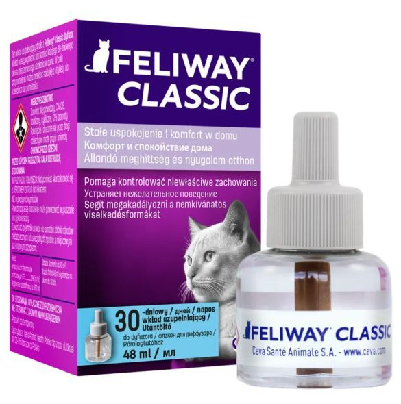 Феромон для кошек CEVA FELIWAY (Феливей классик) - фл 48 мл, сменный ...