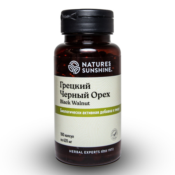 Грецкий Черный Орех НСП / Black Walnut NSP, 100 капсул по 620 мг ...