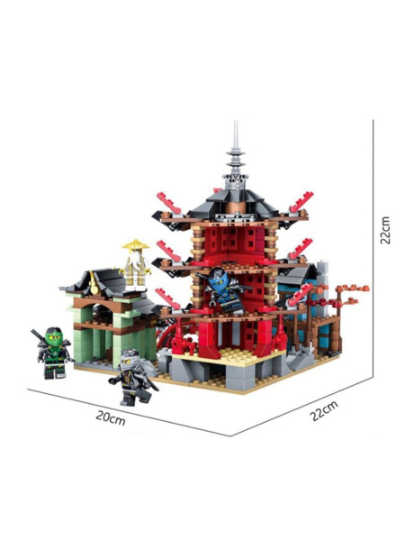 Ninjago 76013 (4024) Аэроджитцу храм ниндзя - купить с доставкой по ...